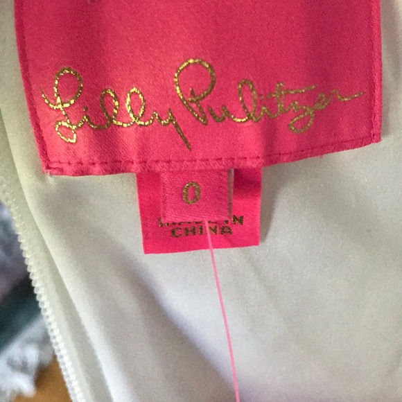 NWT LILLY PULITZER Allyson dress in resort white - Picture 13 of 13